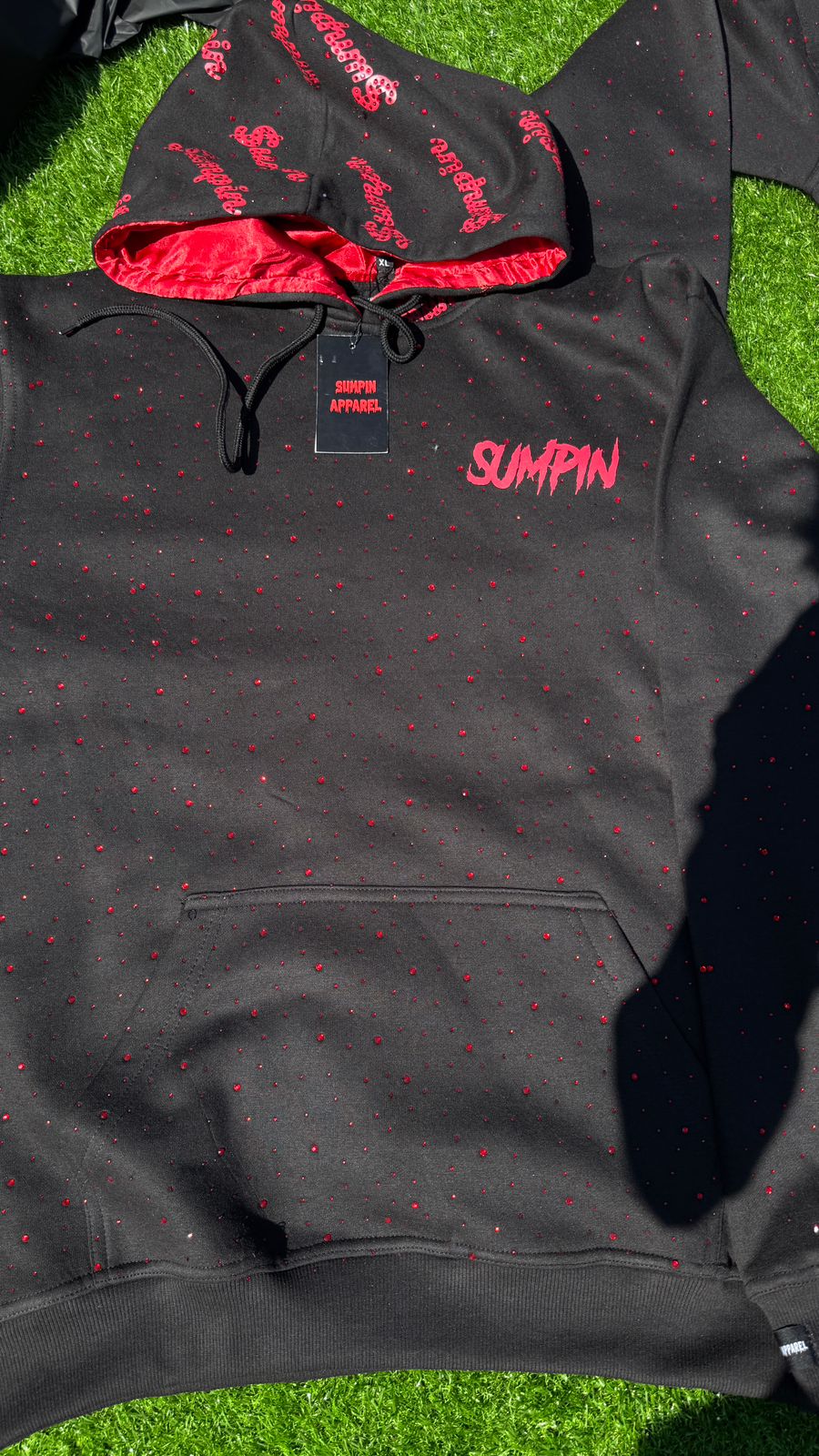 $umpin Limited Edition Rhinestone Hoodie